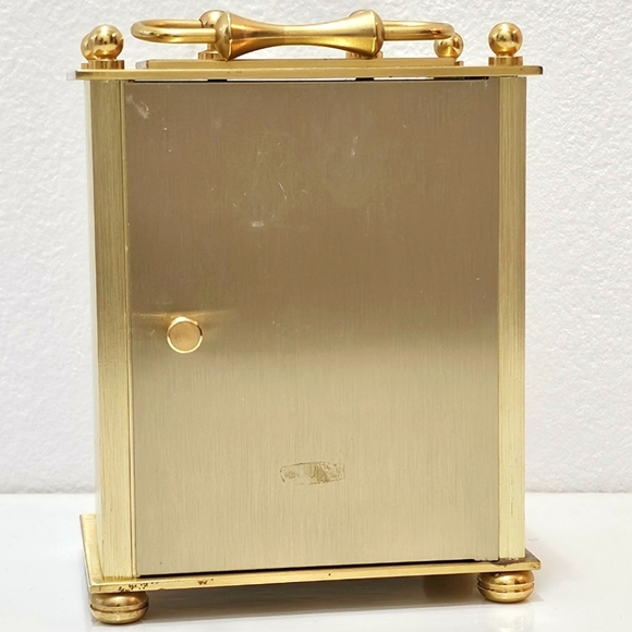 Alfred Sung Gold Table Clock with Handle - Picture 6 of 16